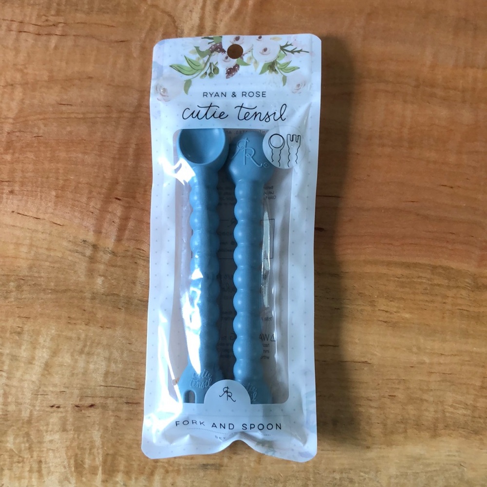 NIB Ryan & Rose Cutie Tensils